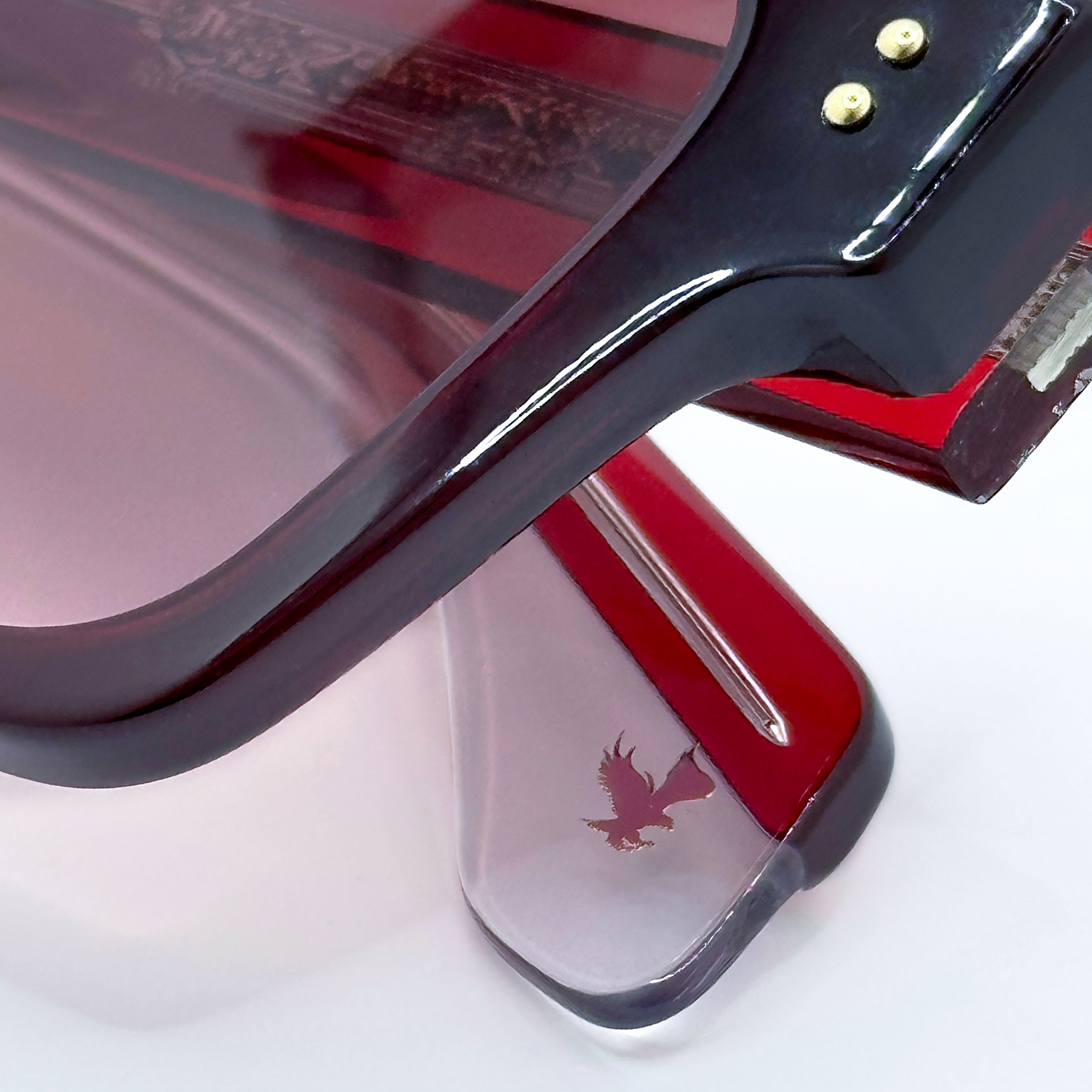 Lentes Cuadrados Grandes detalle de varilla