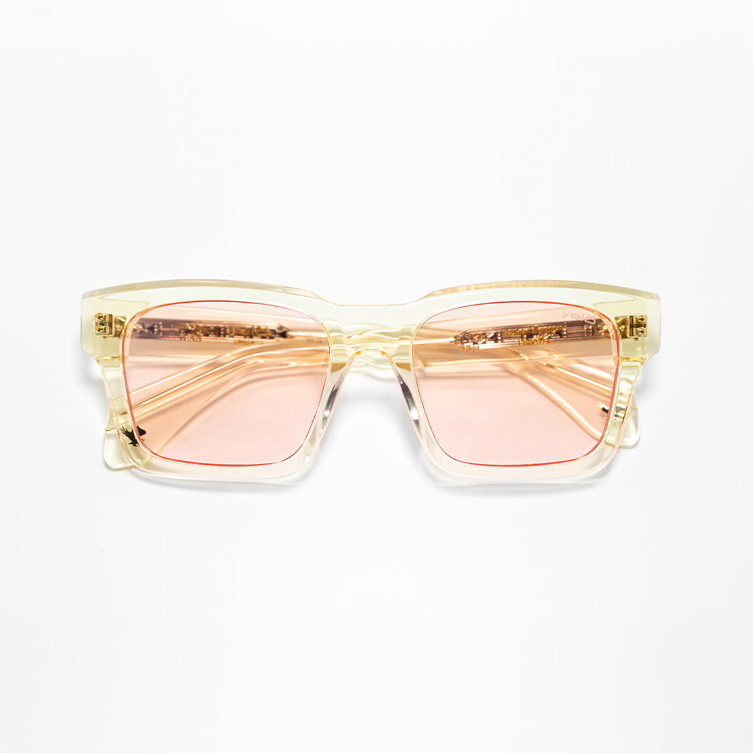 lentes cuadrados transparentes