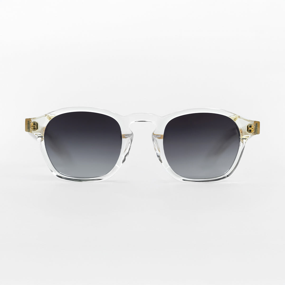 lentes cuadrados transparentes