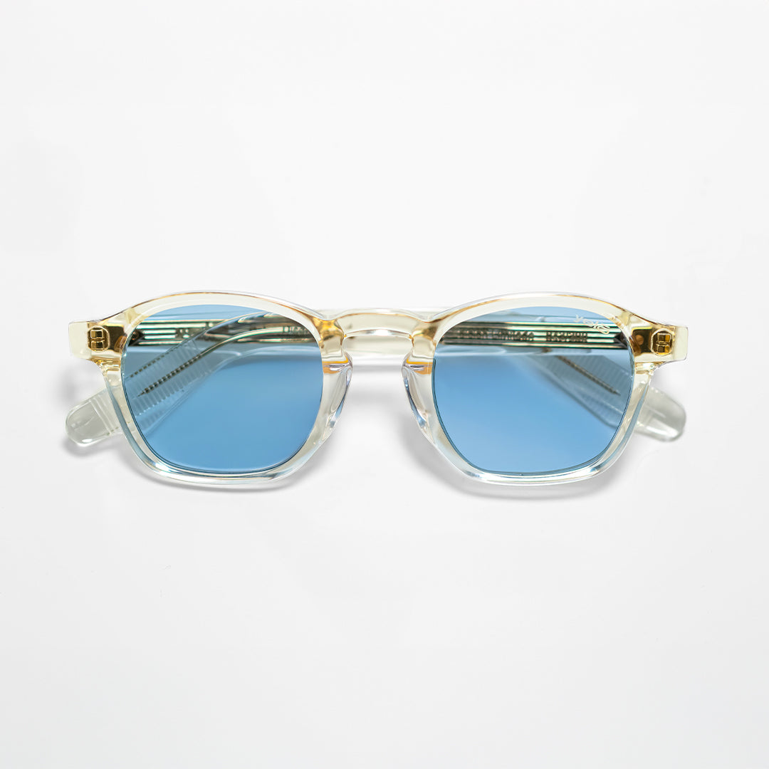 lentes cuadrados transparentes