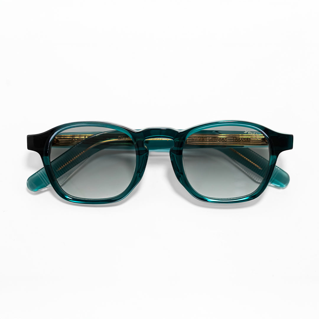 lentes cuadrados verdes