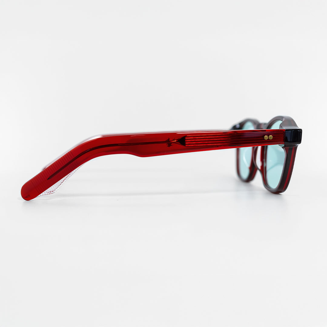 lentes cuadrados azules