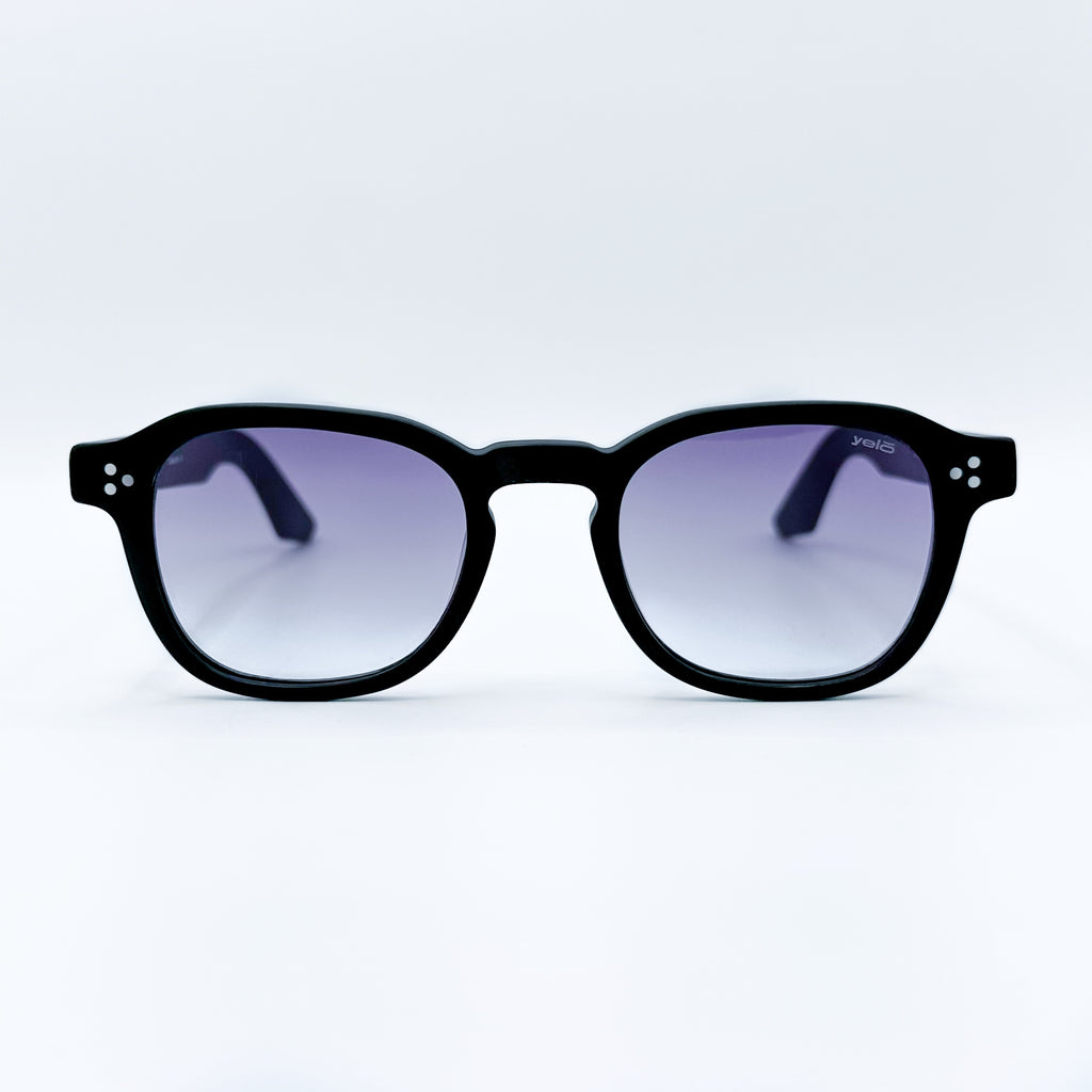 Lentes Cuadrados Morado Translúcido