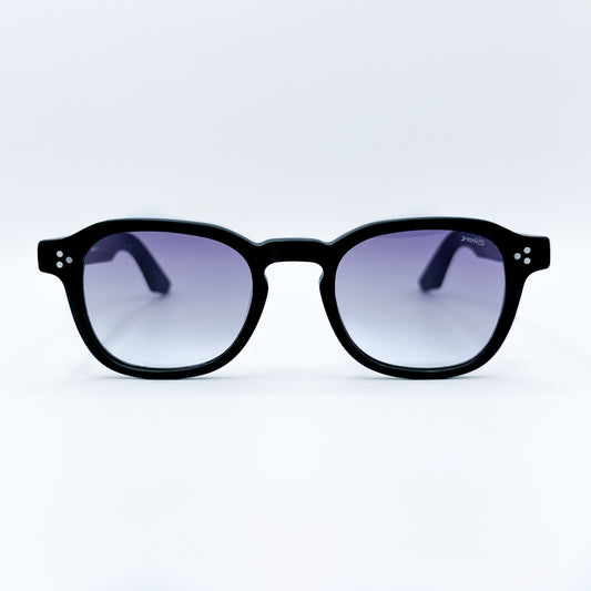 Lentes Cuadrados Morado Translúcido