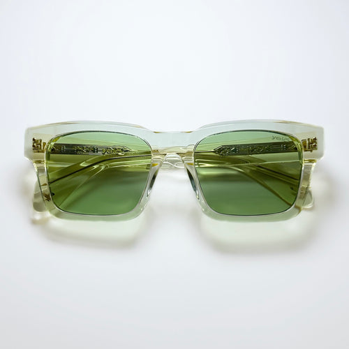 lentes cuadrados transparentes