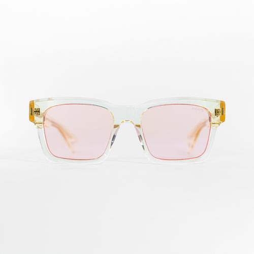 lentes cuadrados rojos