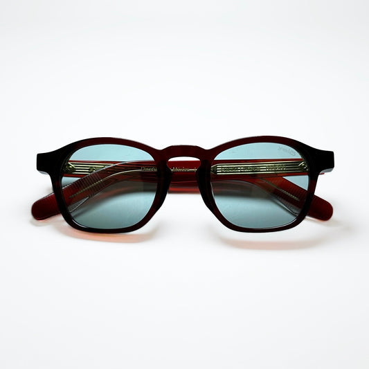lentes cuadrados azules
